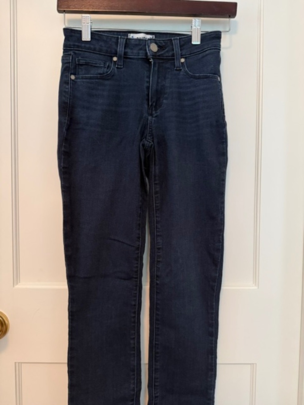 PAIGE Premium Denim Dark Wash- Skyline Skinny- Size 24 EUC